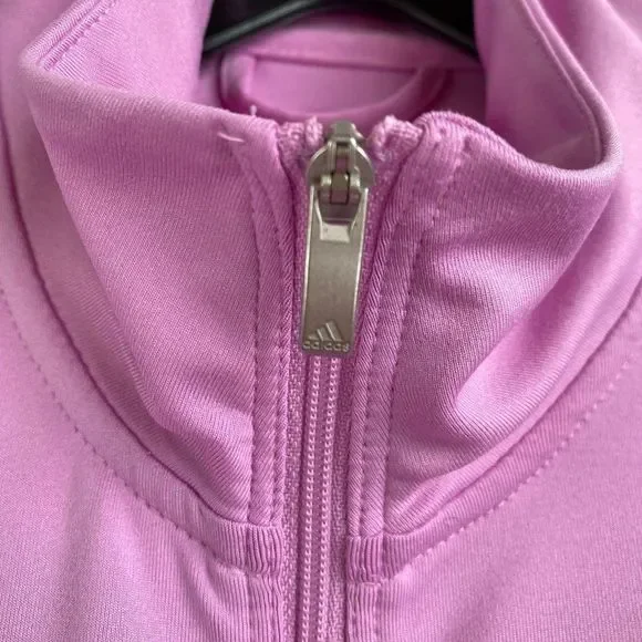 ADIDAS Purple Zip Jacket - Picture 5 of 8